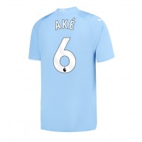 Manchester City Nathan Ake #6 Replika Hemmatröja 2023-24 Kortärmad